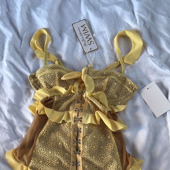 NWT For Love & Lemons Elle One Piece Swimsuit XS - Picture 5 of 14